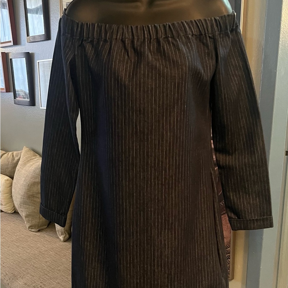 Elegant Black Off-Shoulder Dress